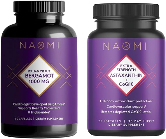 NAOMI Bergamot 1000mg Astaxanthin and CoQ10