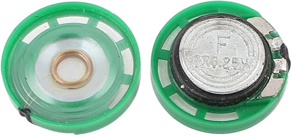 2 Pieces 0.25W 16 Ohm 23mm Round External Magnetic Electronic Speaker