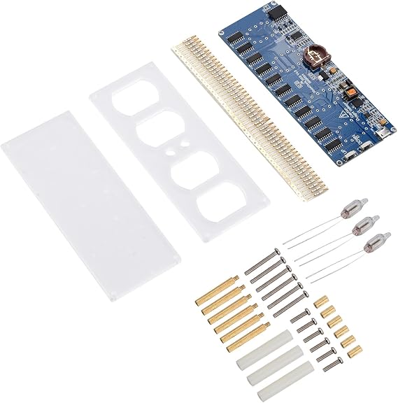 DIY 2020 IN-12 Nixie Tube PCBA Digital Clock Circuit Board Kit No Tubes US