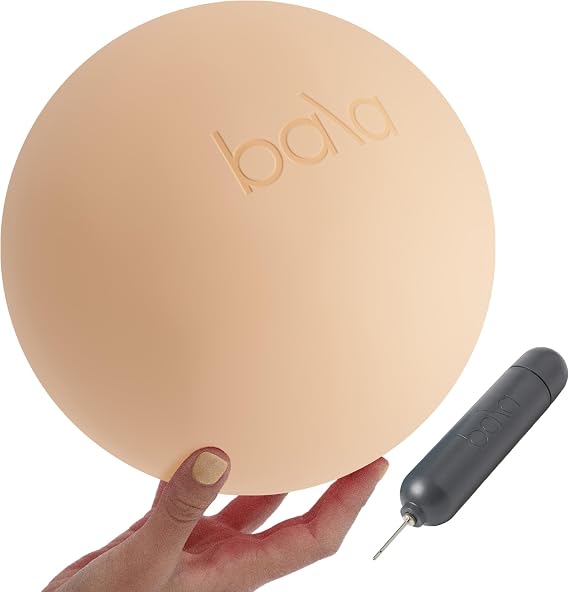 Bala Pilates Ball, Non-Weighted Exercise Ball for Yoga & Barre - Small 8"