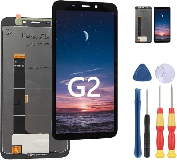 New Display Touch Screen for Oukitel G2 LCD Display Replace Parts with Tools.