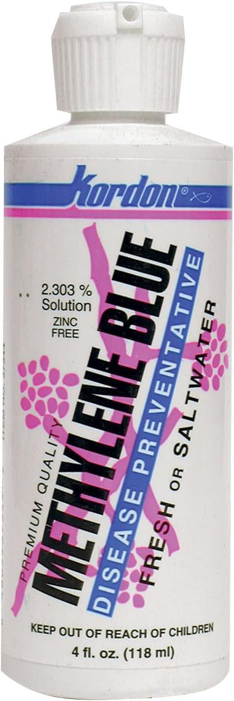 Kordon #37344 Methylene Blue-General Disease Prevention Treatment for Aquarium 4-Ounce