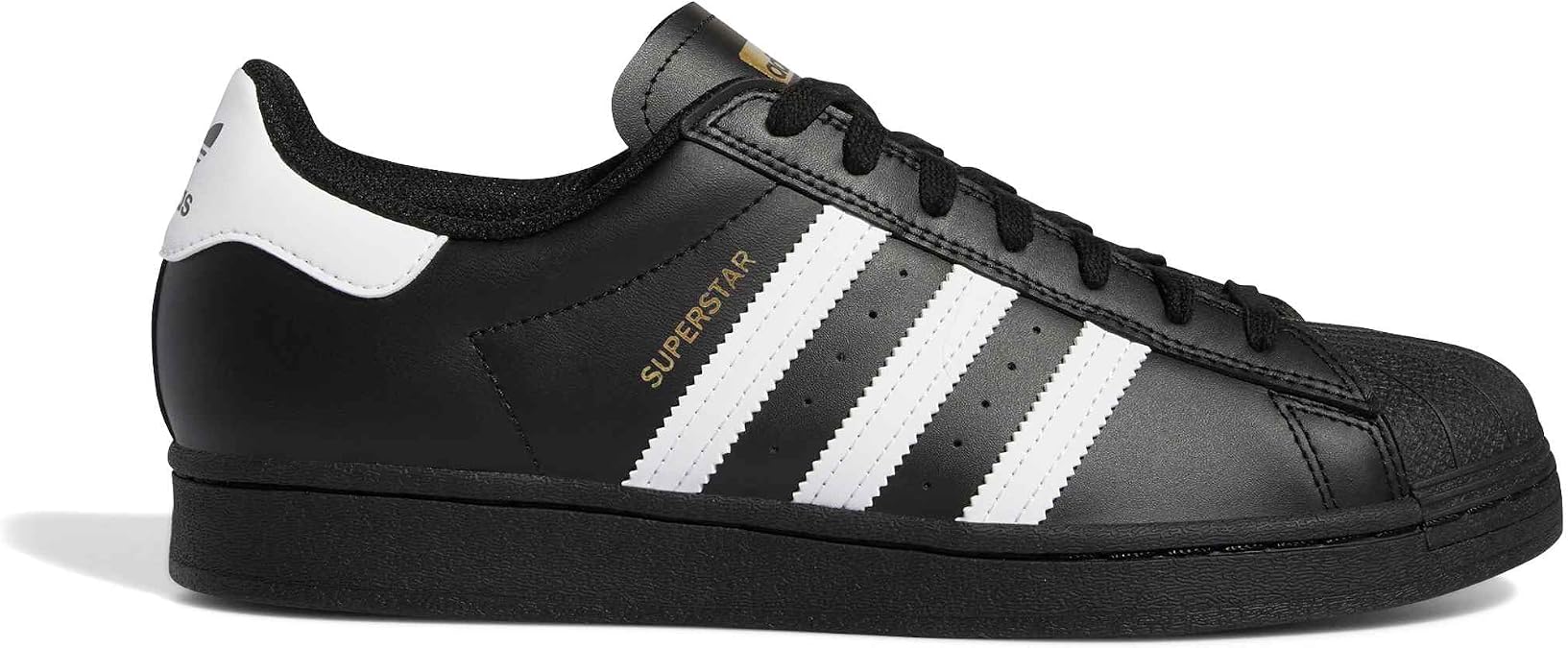 adidas Men's Superstar ADV Skate Shoes - Core Black/Cloud White, Size: 13.0