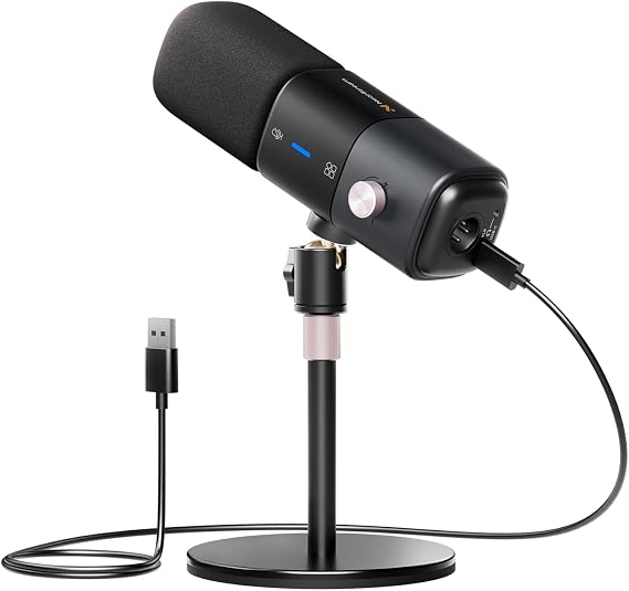 NearStream AM25X Gen2 XLR/USB Condenser Microphone with Desk Stand