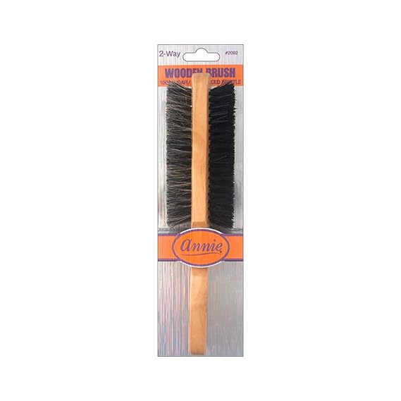 Annie 2072 Two Way Club Brush 100% Boar Bristle