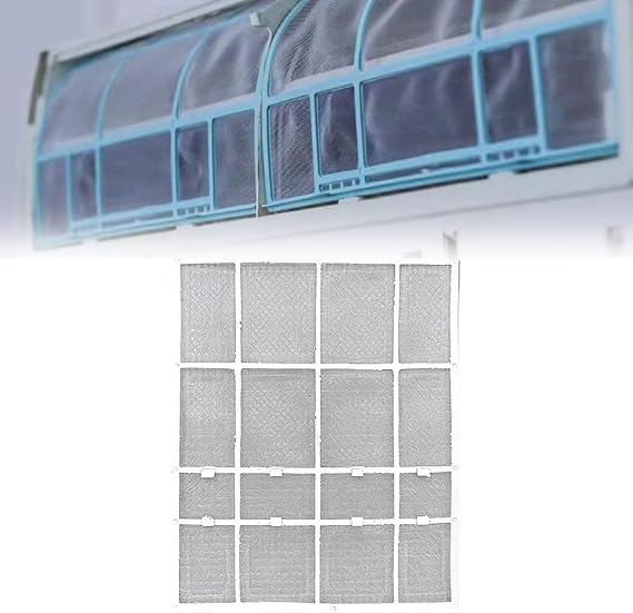 for Replacement Filter Screen for Zhigao AC 1P-1.5P Models, Effective Dust Barrier Mesh, Robust Plastic Construction