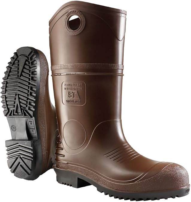DUNLOP Durapro XCP Steel Toe PVC Work Boots for Men and Women - Lightweight, Waterproof, Electrical Insulation & Oil Slip Resistant