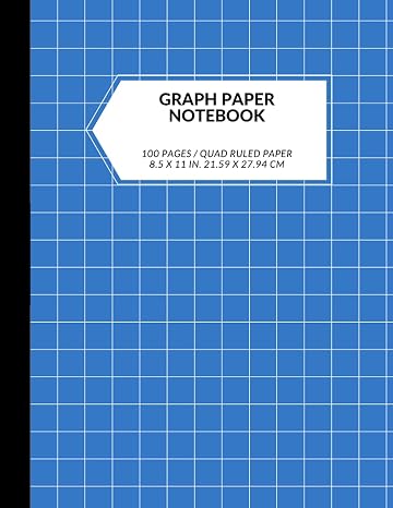 Big Math Notebook 1/2 Inch Squares Graph Paper Quad Ruled: 8.5 X 11 Inch Perfect Bound Elementary School Kids Vol. 5