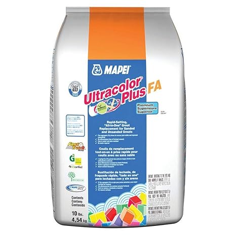 MAPEI Ultracolor Plus FA Powder Grout - 10LB/Bag - (19 Pearl Gray)