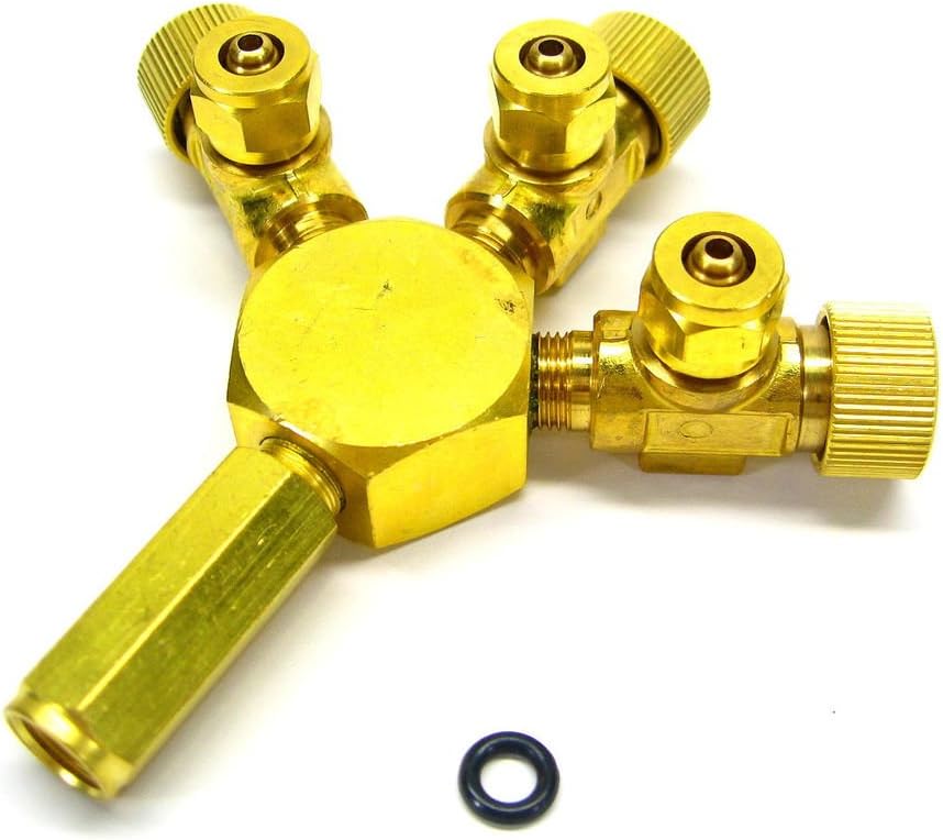 ISTA Metal CO2Air Flow Regulator - 3 Way