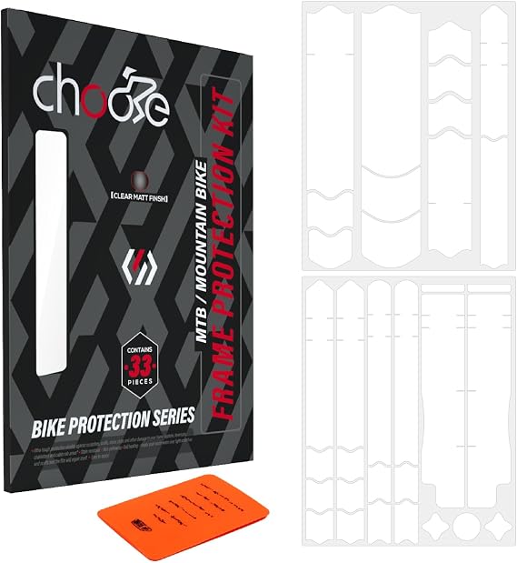 Bike Frame Protection Tape for Road/Gravel/MTB/E-Bike/Downhill&Enduro, Bicycle Frame Protector Guard Film Kit