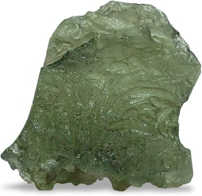Genuine Rough Moldavite 15-20 carat Stone, One Piece