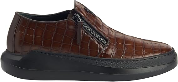 Conley Zip Slip-Ons Fabric