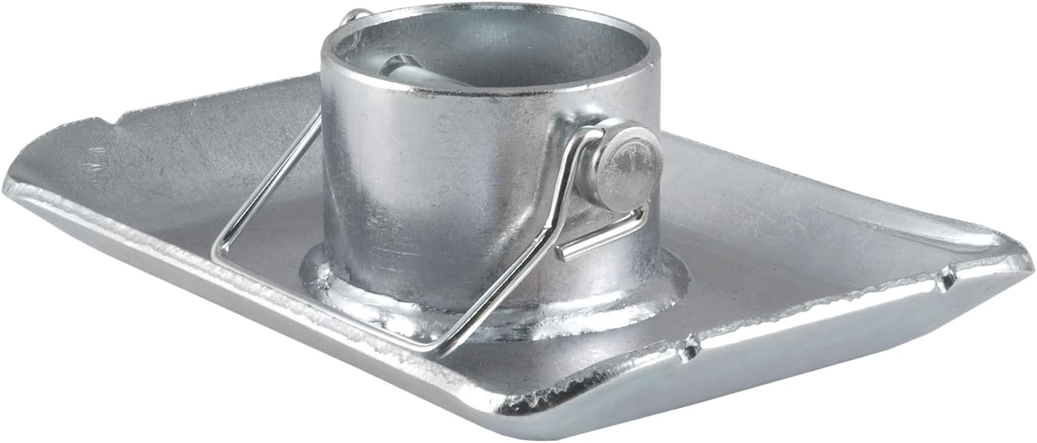 CURT 28273 Trailer Jack Foot, Fits 2-Inch Diameter Tube, Supports 2,000 lbs