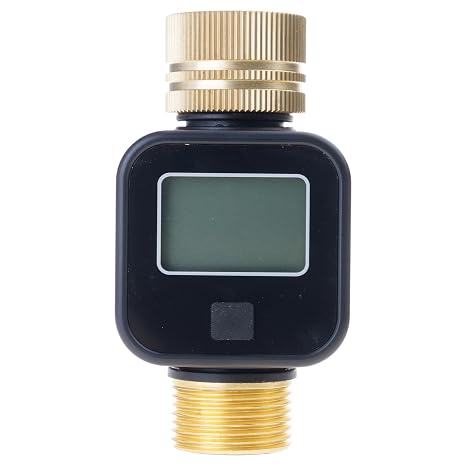 LCD Digital Flows Sensors Accurate Measurement Device Programmable Electronic Water Meter ABS for High Accuracy Meter