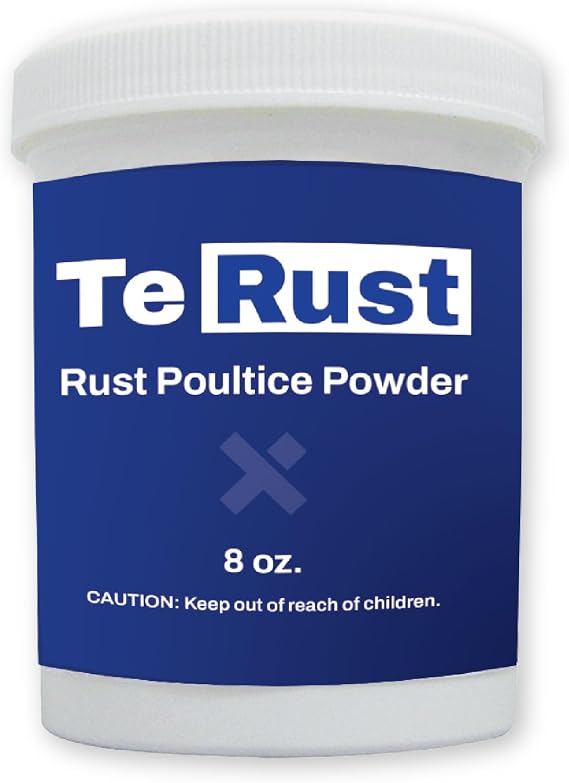 Tenax TeRust Rust Remover Powder | Professional Rust Stain Poultice for Granite, Marble, Travertine & More | Industrial-Strength Chelate Formula | Removes Rust from Stone, Concrete & Grout