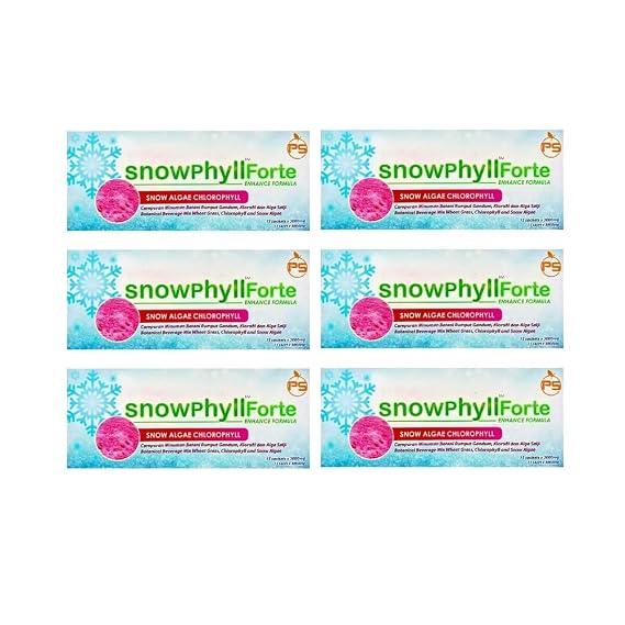 6 Packs Phytoscience Snowphyll Forte