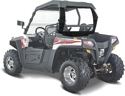 Chikia Hisun Strike 250 UTV Rear Windshield,Small UTV Back Window For Hisun Strike 250 Bennche Spire 250 Massimo Gunner 250