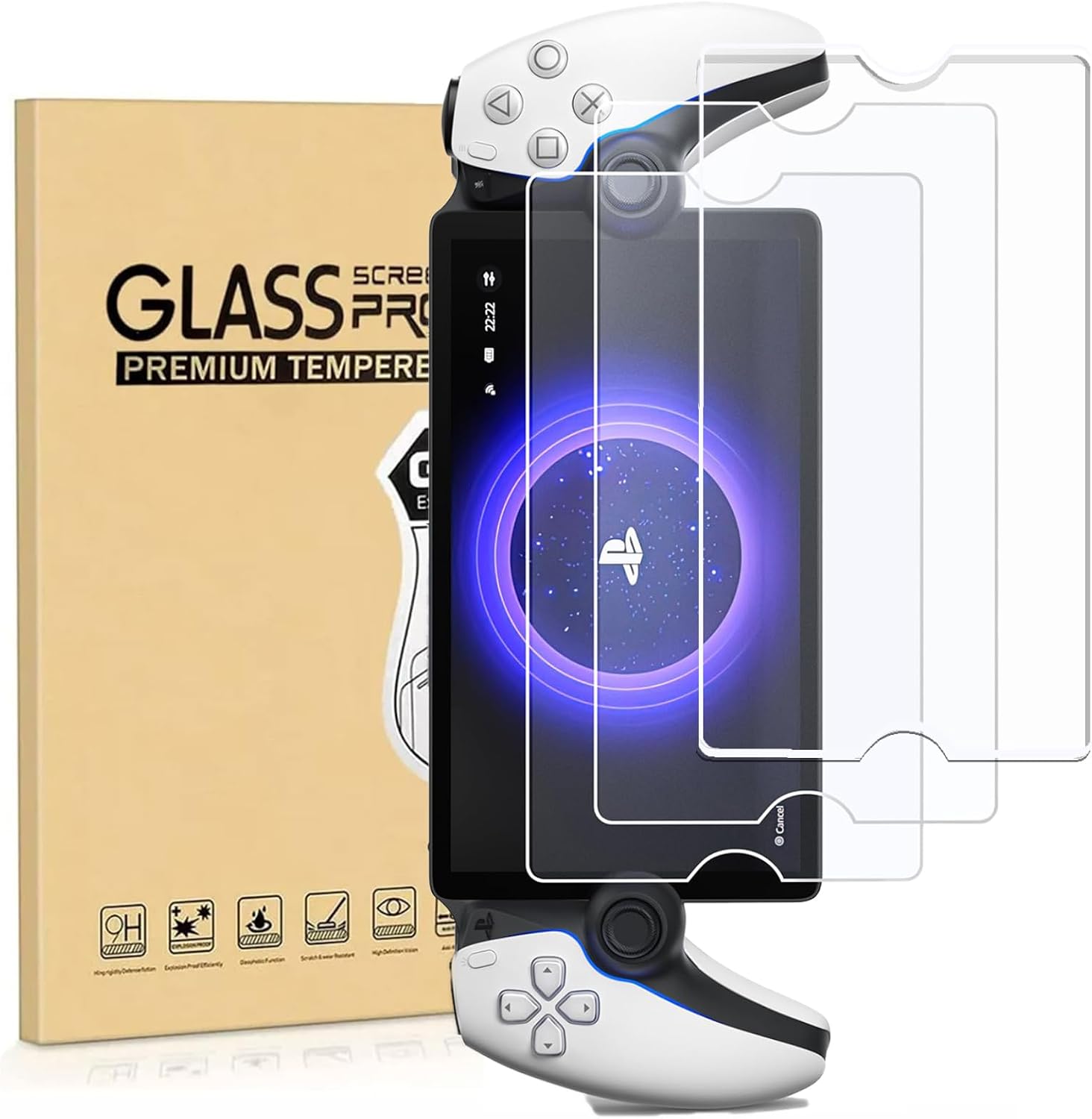 3 Pack Screen Protector for PS5 PlayStation Portal 2023