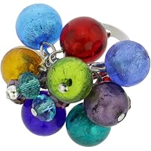 Glass Of Venice Murano Glass Sorgente Ring - Multicolor