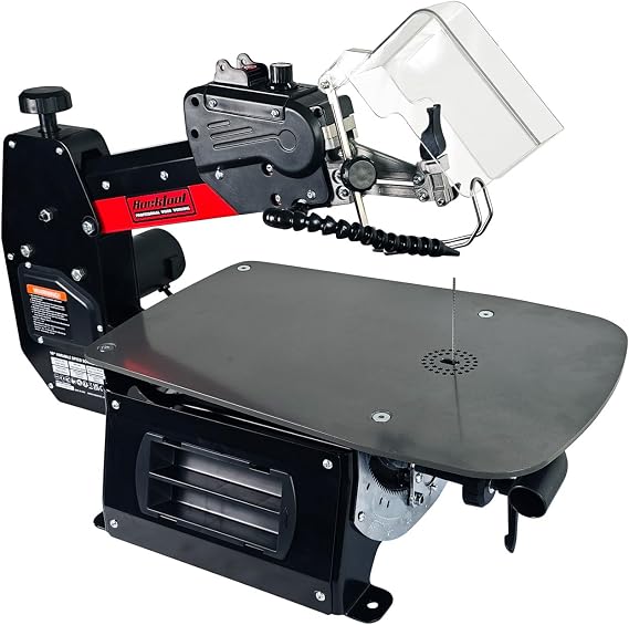 BUCKTOOL 406mm Variable Speed Scroll Saw, 16-Inch Scrollsaw for Woodworking