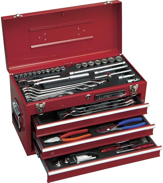 SUPERTOOL Professional Deluxe Tool Set S8000DX 9.5sq. Chest Type