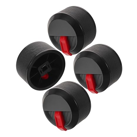 4pcs Stove Knob Replacement for BBQ Grill Appliance Accessory Suitable for Range and Grill Controls