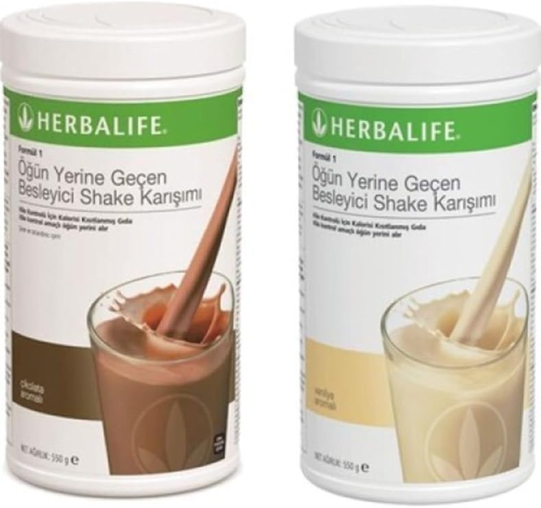 Herbalife Formül 1 Shake Karışım Seti 2 Adet 550 Gr, 65gtd
