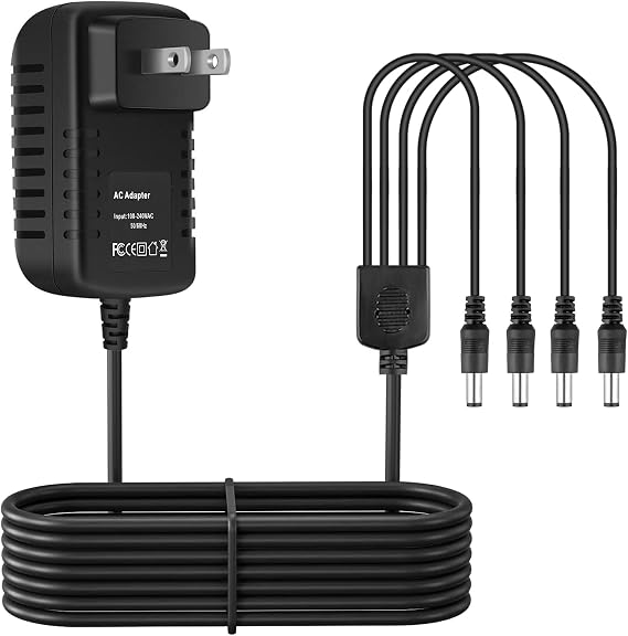 AC Adapter Replacement for Lemax Lighted Accessory 4.5V # 74706 Christmas Village Houses Playground Display 3/4 Output Jacks 4.5VDC - 5V 930mA 0.5A - 2A Regulated Power Supply Charger