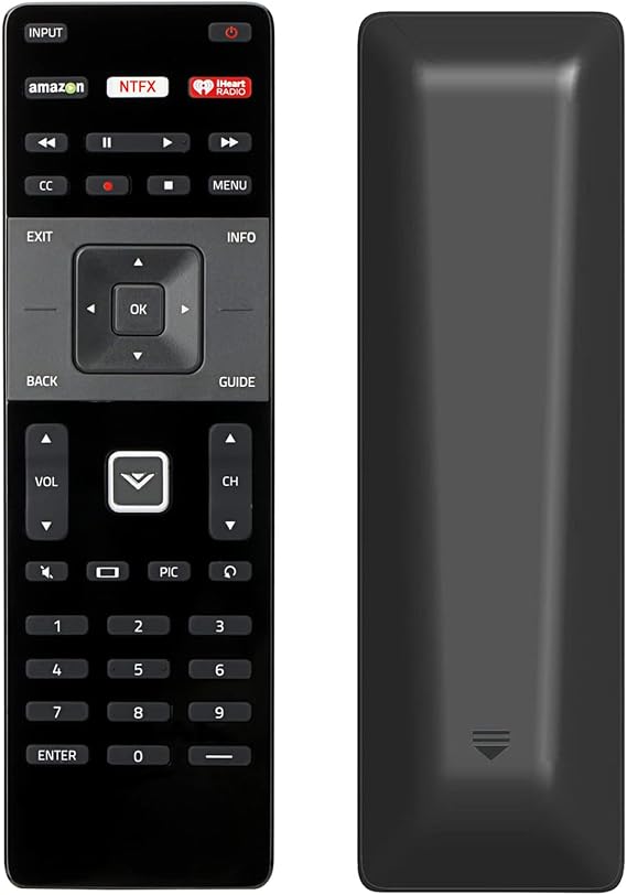 XRT122 Replace Remote Control fit for VIZIO TV D24-D1 D24H-E1 D28H-D1
