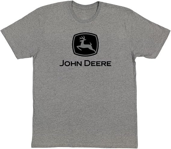 John Deere Mens Short Sleeve Graphic Tee Trademark