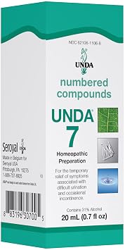UNDA 7 Numbered Compounds | Homeopathic Preparation | 0.7 fl. oz.