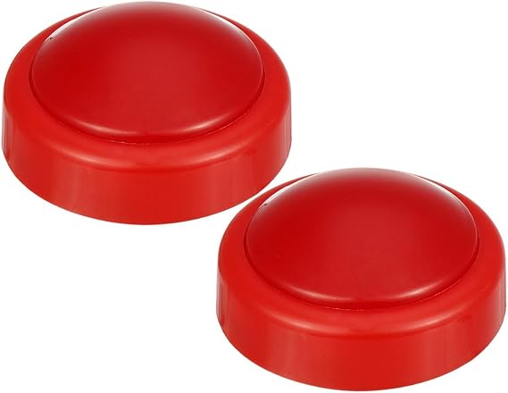 uxcell Tap Lights Touch Sensor LED Lamp Push Night Light 3.9" Red 2pcs