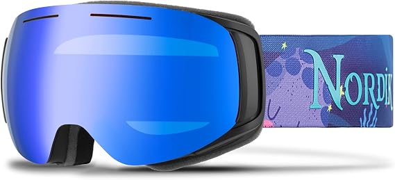 Nordik LOKI Magnetic Ski Goggles Men Women - Bonus lenses Anti-Fog Vented Snowboarding Skiing Goggles 100% UV protection
