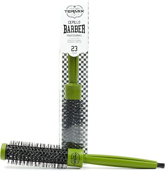 Termix Professional Round Hairdressing Brush Ø23 for Men's Hair, Volume and Definition, Ceramic and Ion Technology, Ergonomic and Sustainable Design for Hairdressers