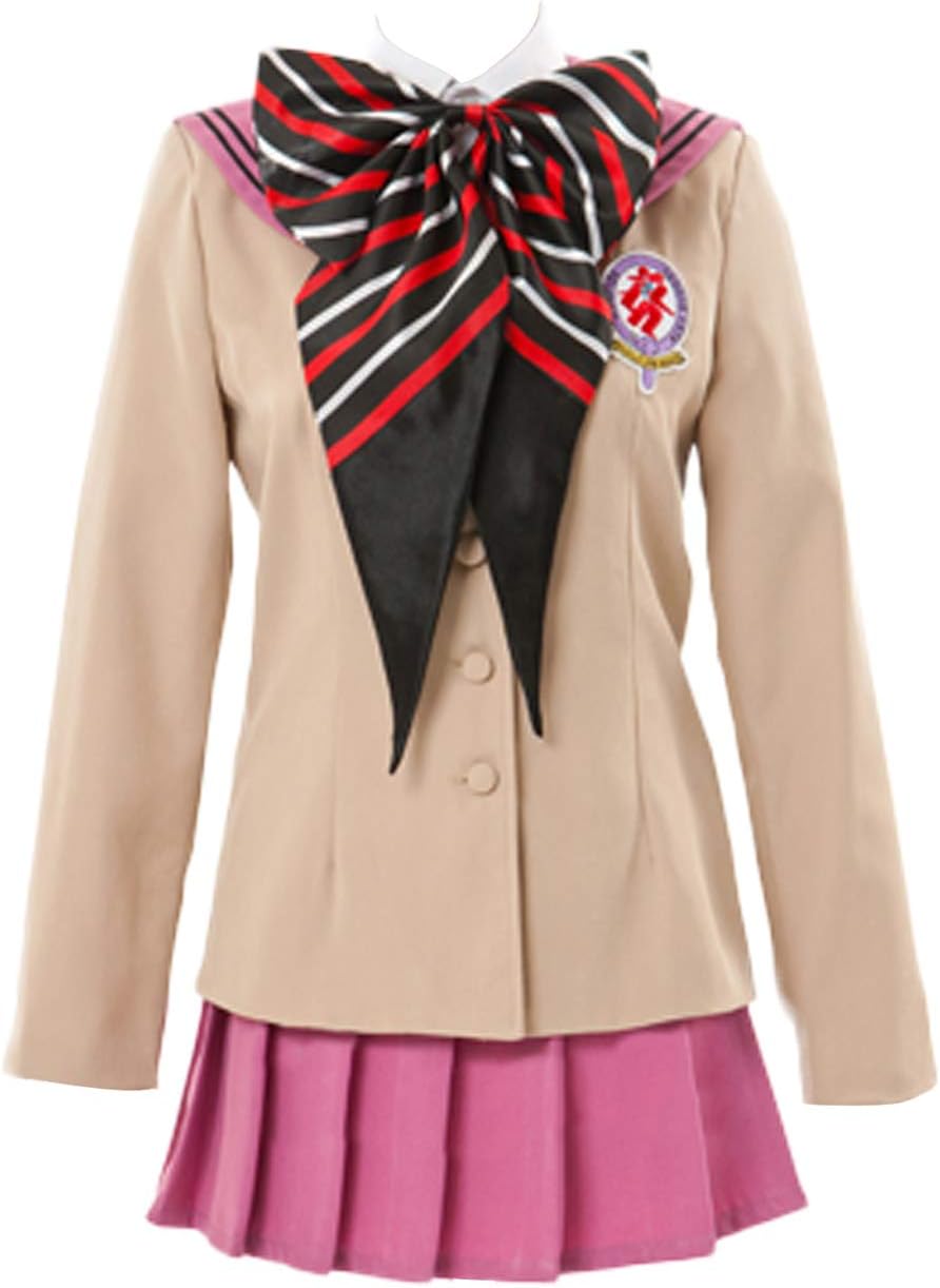 Ao no Blue Exorcist Shiemi Moriyama Pink School Uniform Cosplay Costume