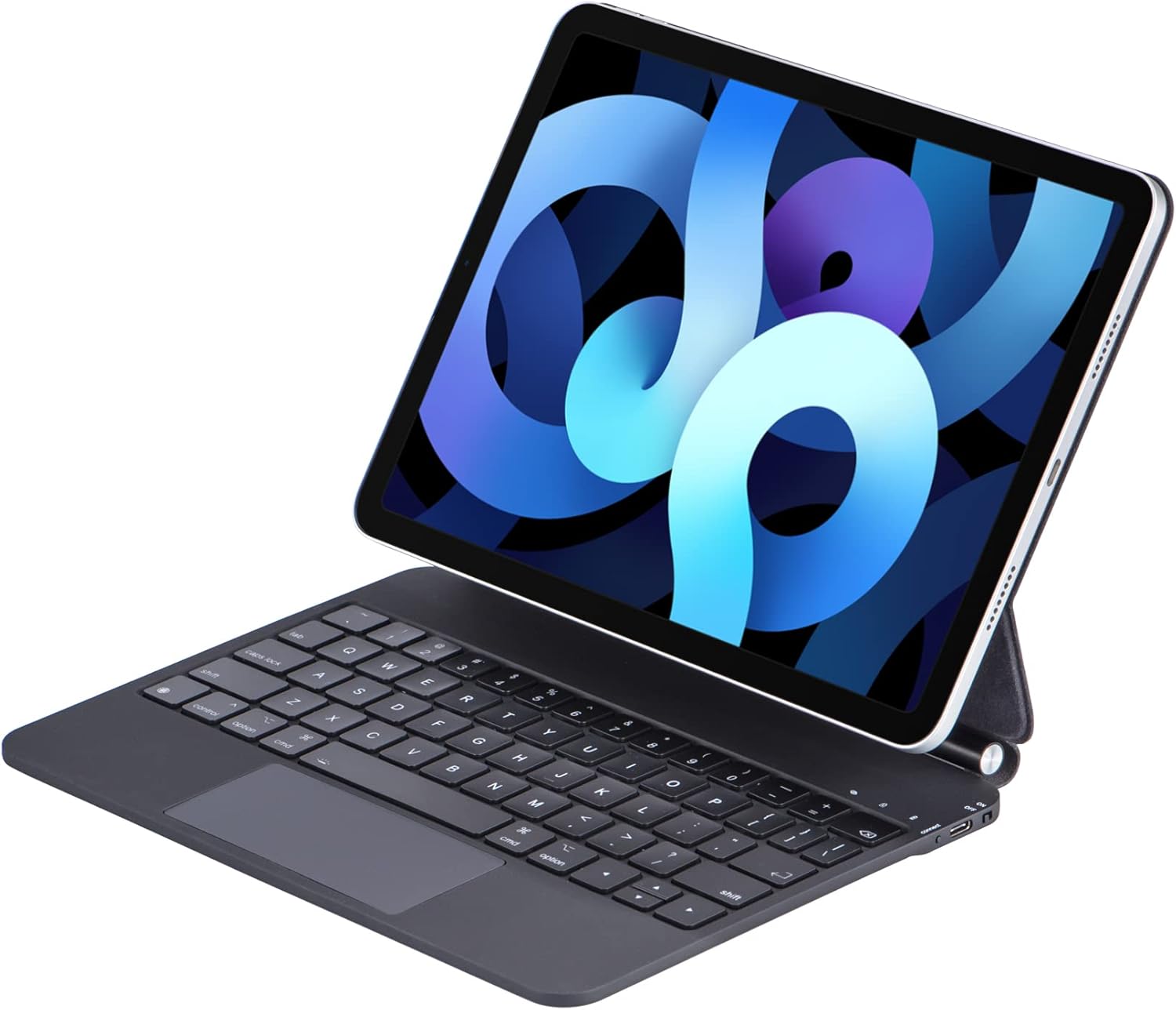 QUARK Magic Keyboard Case for iPad Air 11-inch M3 2025  M2 2024 & iPad Pro 11-inch 4th, 3rd, 2nd,1st Gen, Keyboard Case for 10.9 iPad Air 54 Gen with TrackpadBacklit Keys, Black
