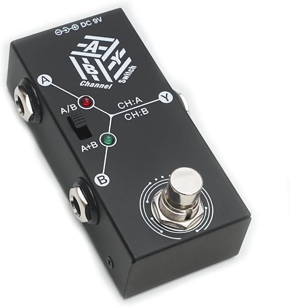 ABY Box Line Selector AB Switch Mini Guitar Effect Pedal True Bypass -ABY Channel Switch