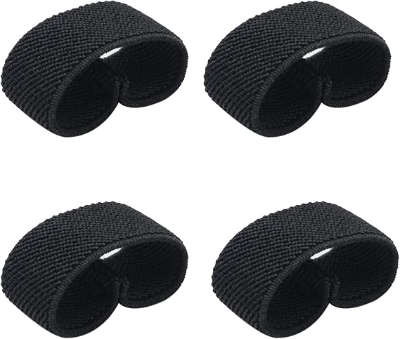 TACNEX Elastic Belt Keepers Strap Organizers Belt Loop Stays Backpack Straps Holder Retainer Band for 1.5" Wide Belts/Straps