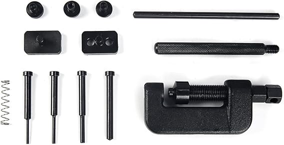 CTA Tools 8982 Large Chain Breaker and Riveting Tool Kit will break chains from 35 to 530 including cam chains and drive chains
