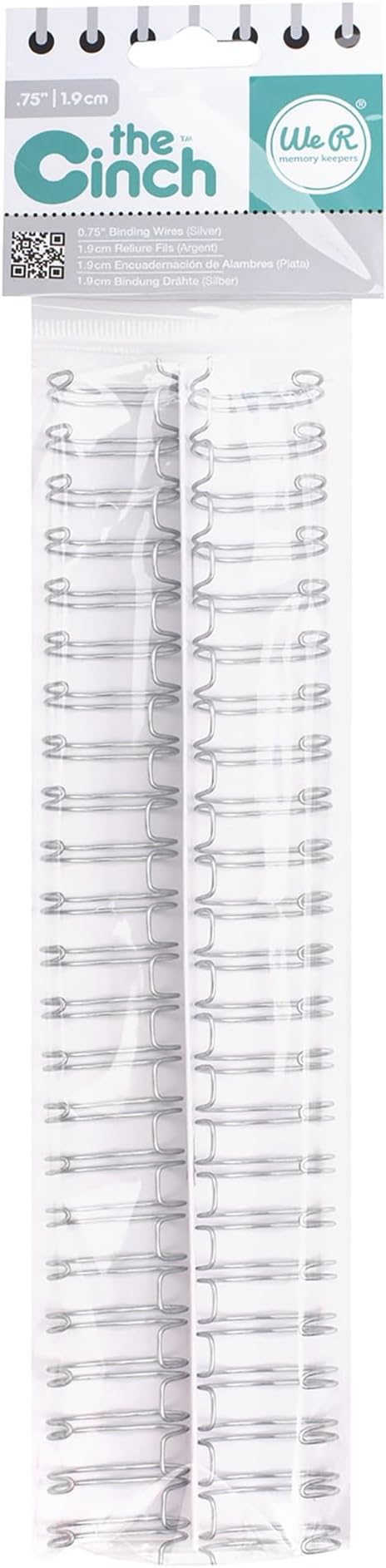 We R Memory Keepers Cinch Wires - Silver 0.75"