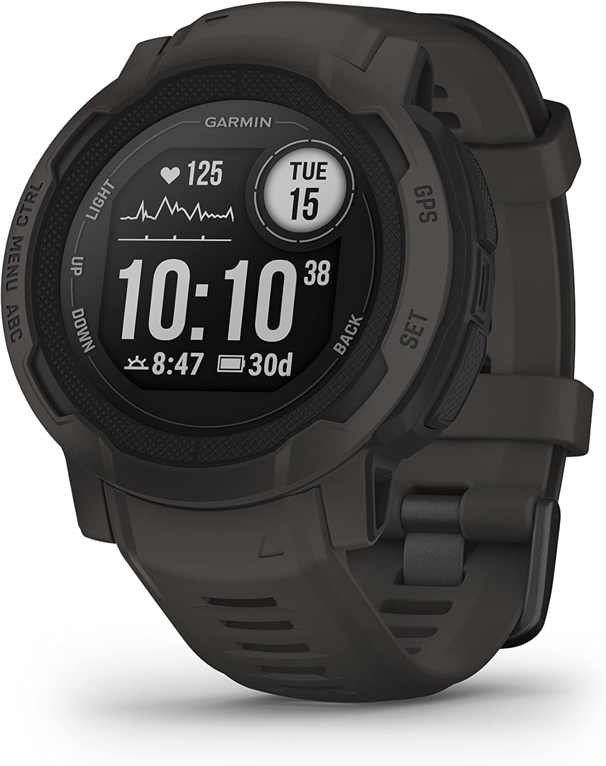 Garmin Instinct 2 Rugged GPS Smartwatch, Electric Lime
