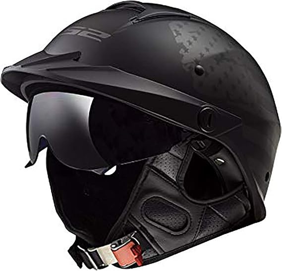 LS2 Helmets Rebellion Motorcycle Half Helmet