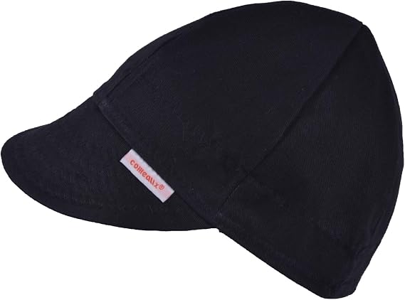 Comeaux Caps Reversible Welding Cap Solid Black 7 7/8 (3)