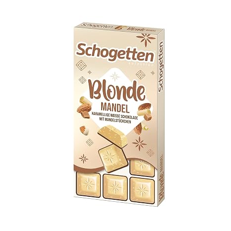 Schogetten Blonde Almond I 100 g Bar I Practically Individually Ported
