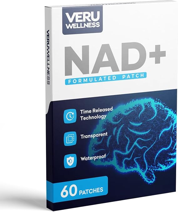 Veru Wellness NAD+ Daily Patch, Self Adhesive, 60 Count