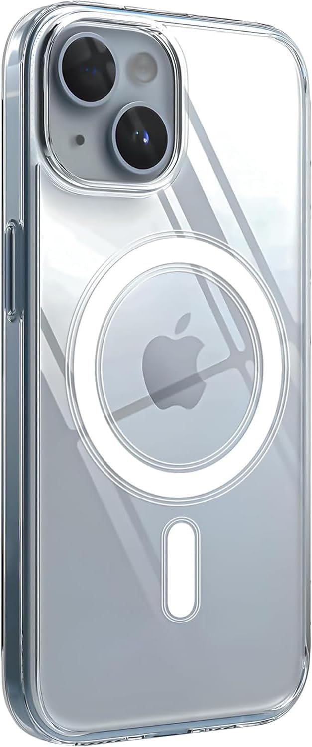 Transparent Case Compatible with Magsafe for Minesk iphone 11 Crystal Clear Material Polycarbonate Back Part and Silicone Edges Wireless Wireless Charging Assisted Case Cover 11