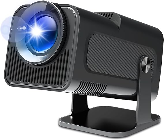 HY320 Mini Projektör, 4K ve 1080P Destekli, WiFi ile Ekran Yansıtma, Android, Taşınabilir LED Ev Sineması