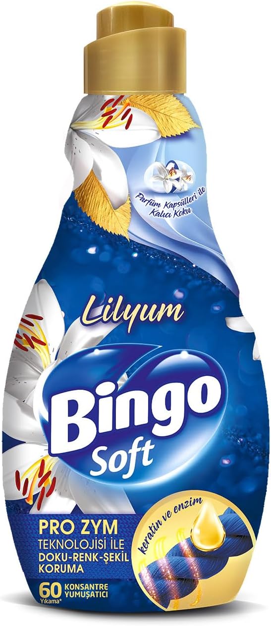 Bingo Soft Laundry Softener, 1440 ml, Lilies