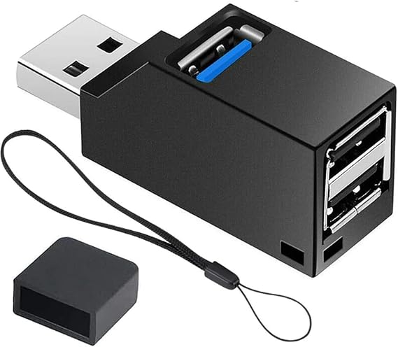 USB Hub,USB 3.0 Splitter,USB 3-Port Extender Multiport USB Adapter,High Speed Plug and Play Bus Powered for MacBook, Mac Pro/Mini,iMac, Surface Pro,XPS,Notebook PC,USB Flash Drives,Mobile HDD